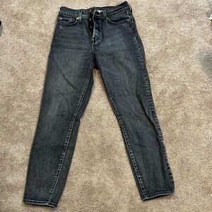LEVIS black wedgie jeans